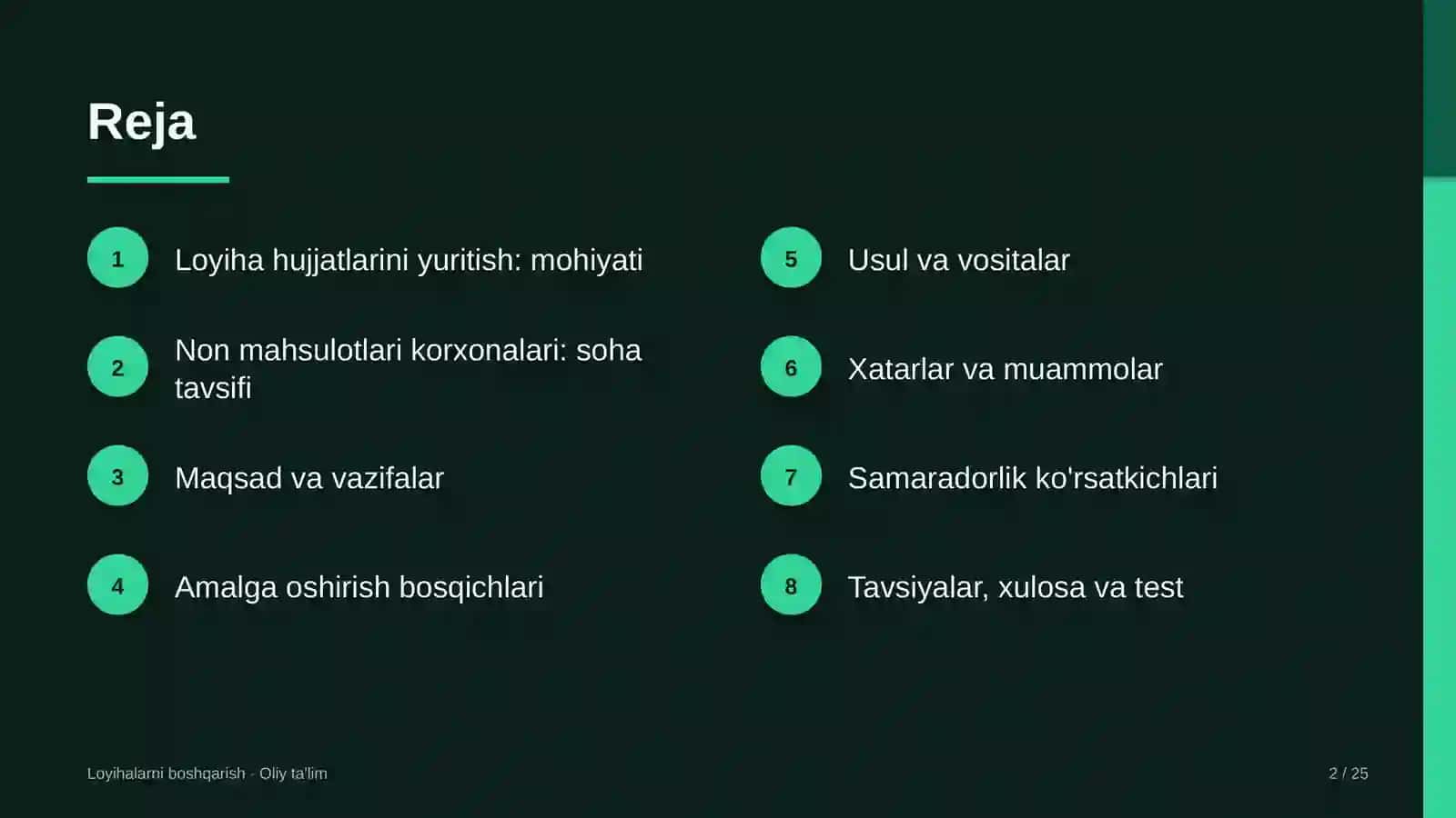 non mahsulotlari korxonalarida loyiha hujjatlarini yuritish 7651 2