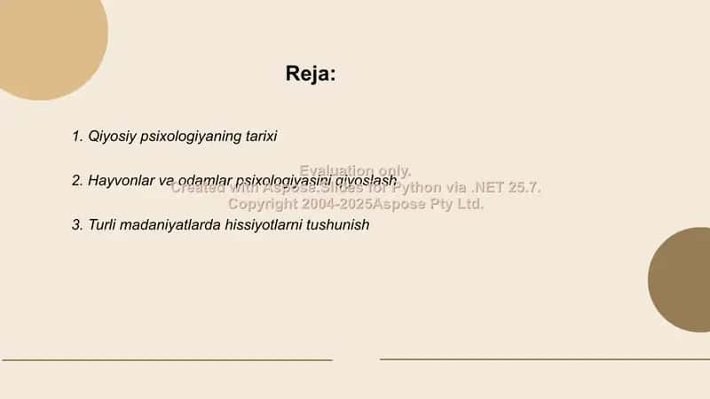 Qiyosiy Psixologiya 2
