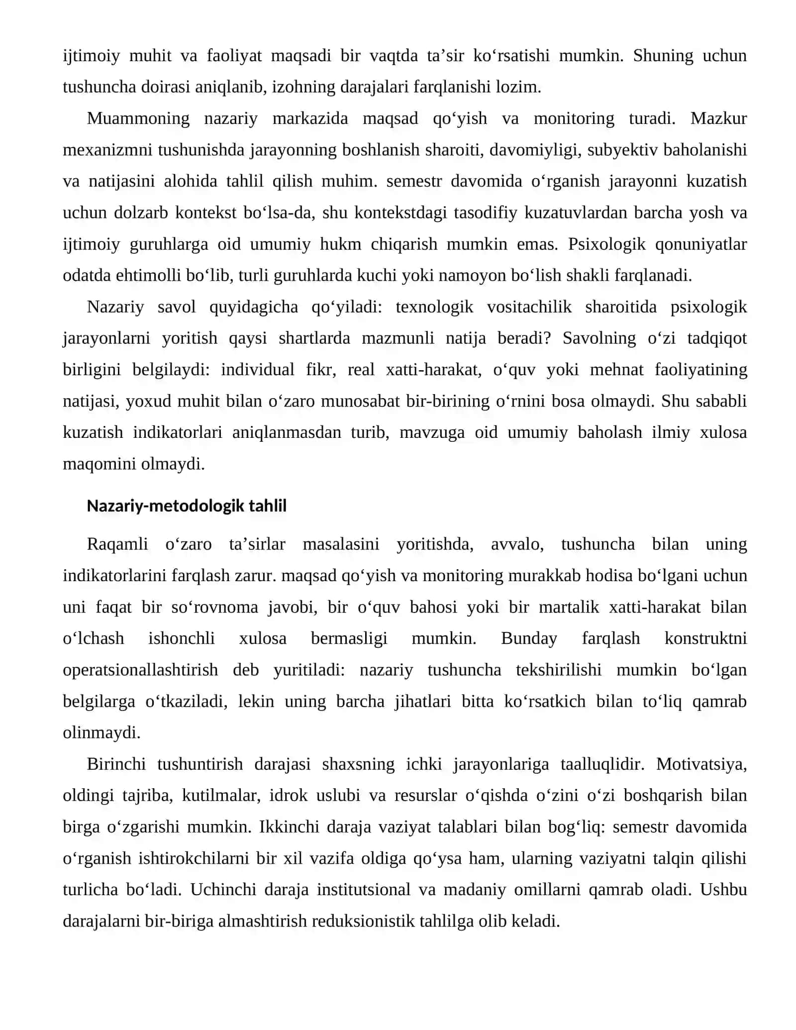O'QISHDA O'ZINI O'ZI BOSHQARISHNING RAQAMLI MUHITDAGI XUSUSIYATLARI 2