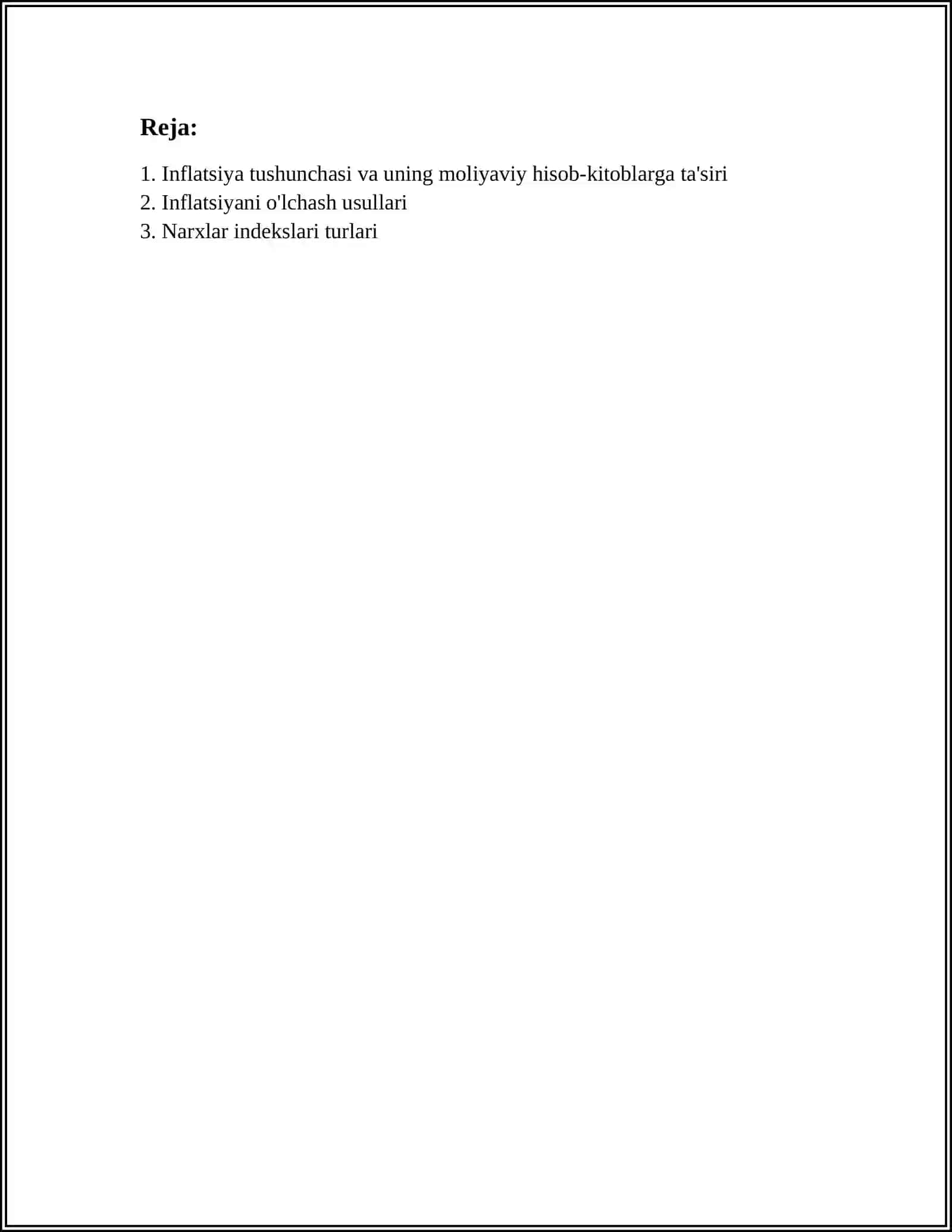 MOLIYAVIY HISOB-KITOBLARDA INFLYATSIYANI HISOBGA OLISH 2
