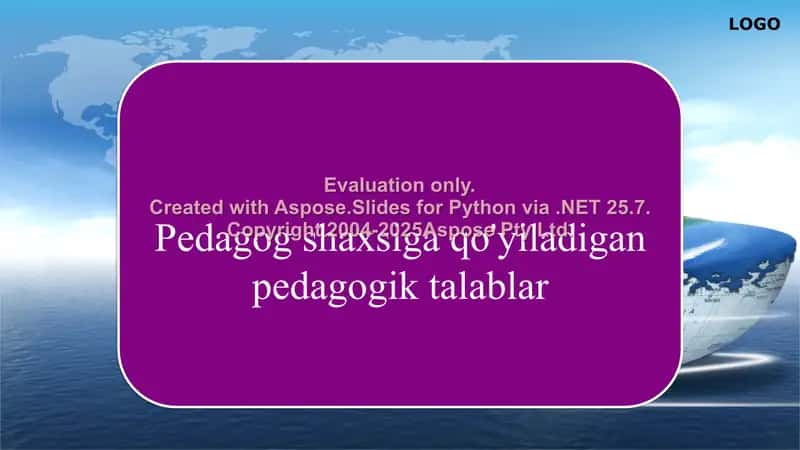 Pedagogik talablar 2