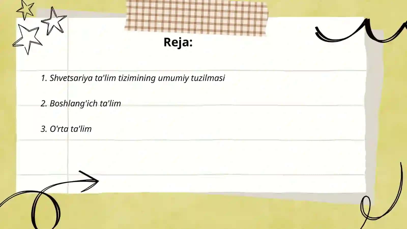 Shvetsariya davlati va uning ta'lim tizimi 2