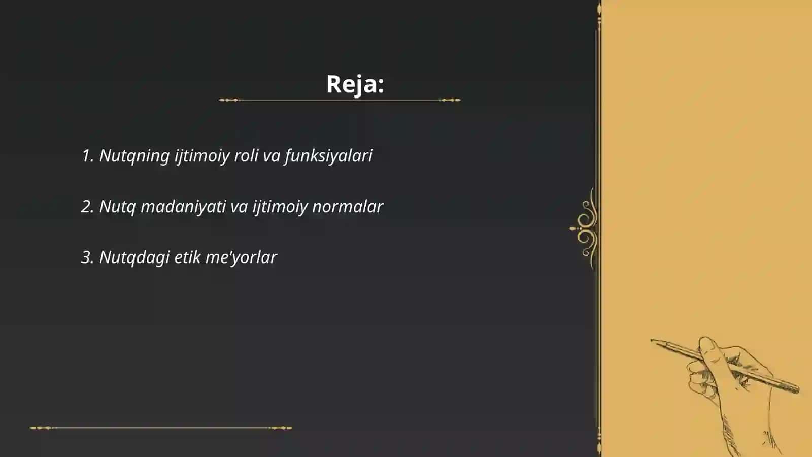 Nutqning ijtimoiy ixtisoslashuvida me'yor tushunchasi 2