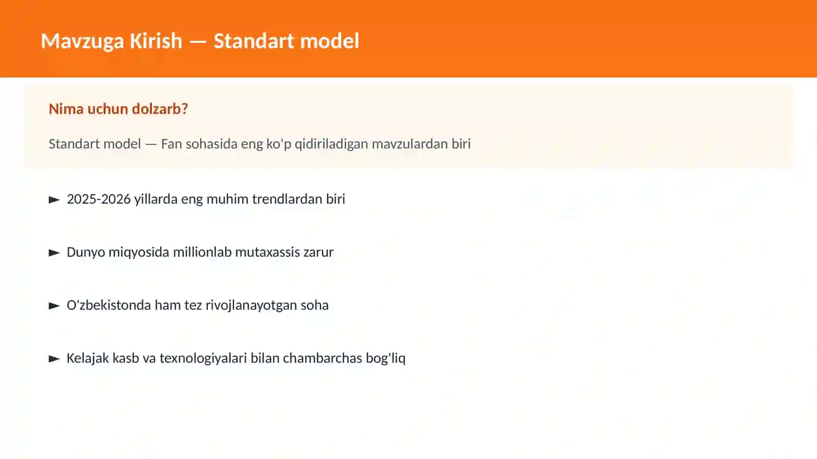 Standart model 2