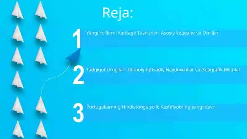 Buyuk geografik kashfiyotlar davri tarixiy geografiyasi (XV asr – XVII asr o‘rtalari) 2