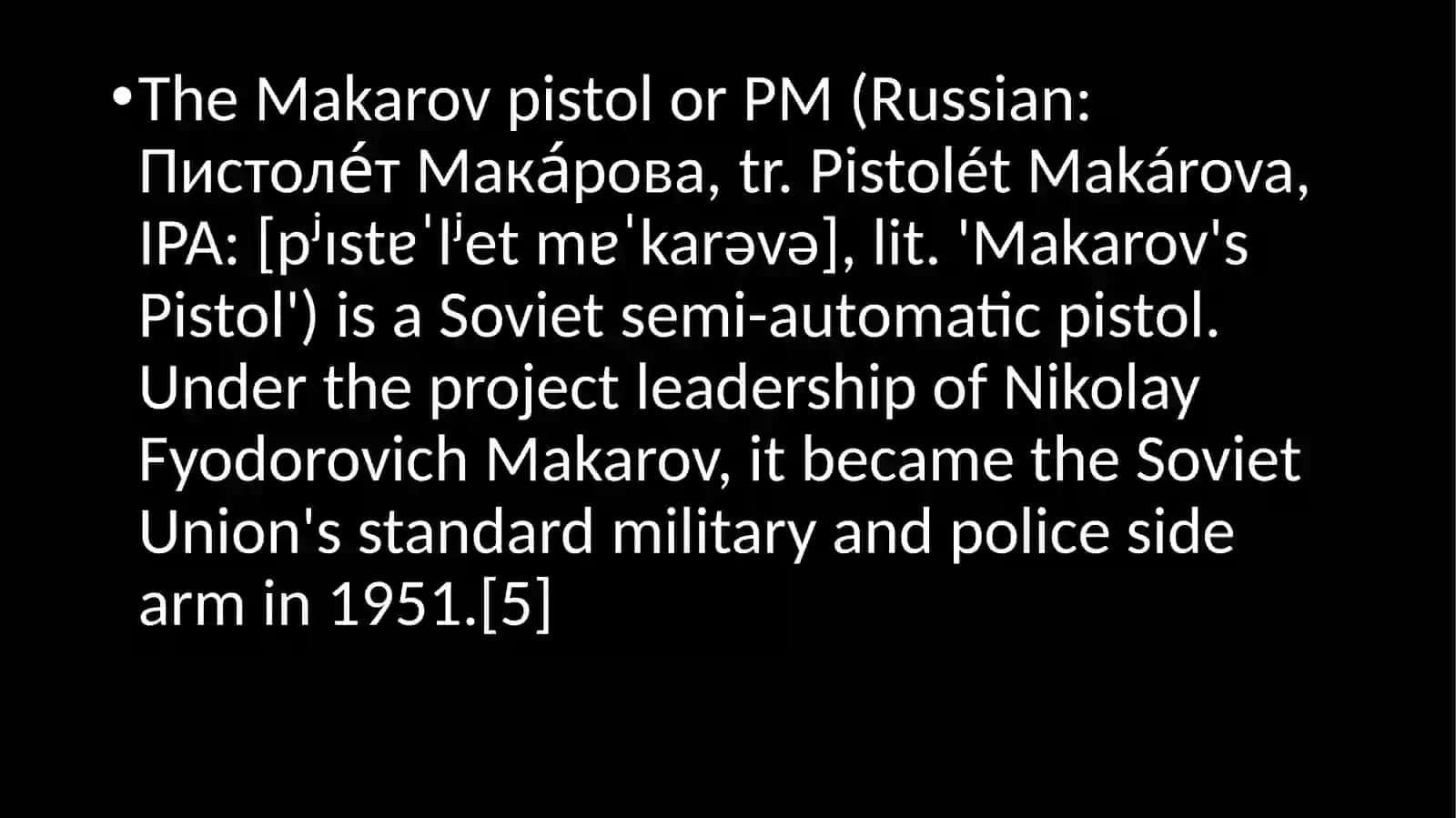 Makarov pistol 2
