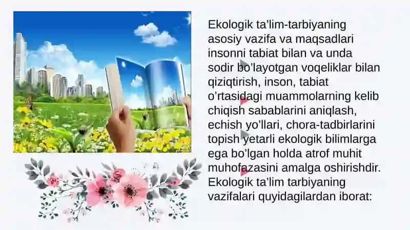 Ekologik ta'lim-tarbiya 2