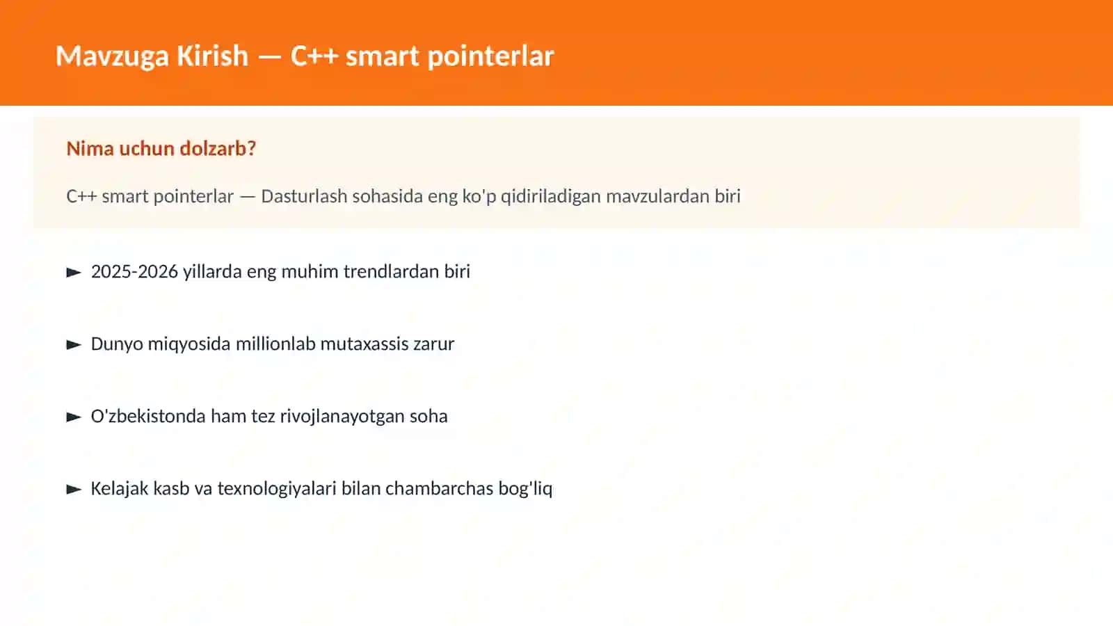 C++ smart pointerlar 2