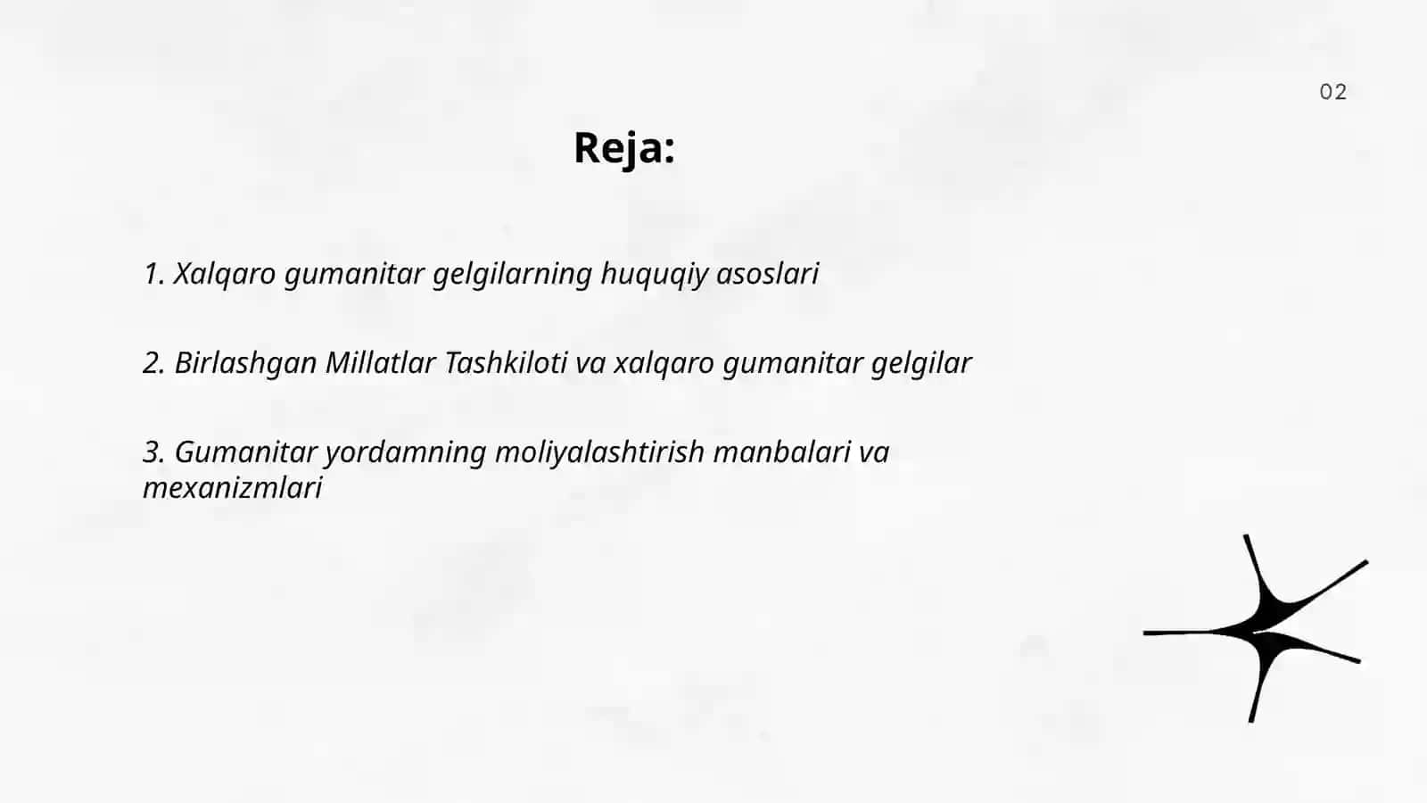 Xalqaro gumanitar gelgilarning huquqiy asoslari 2