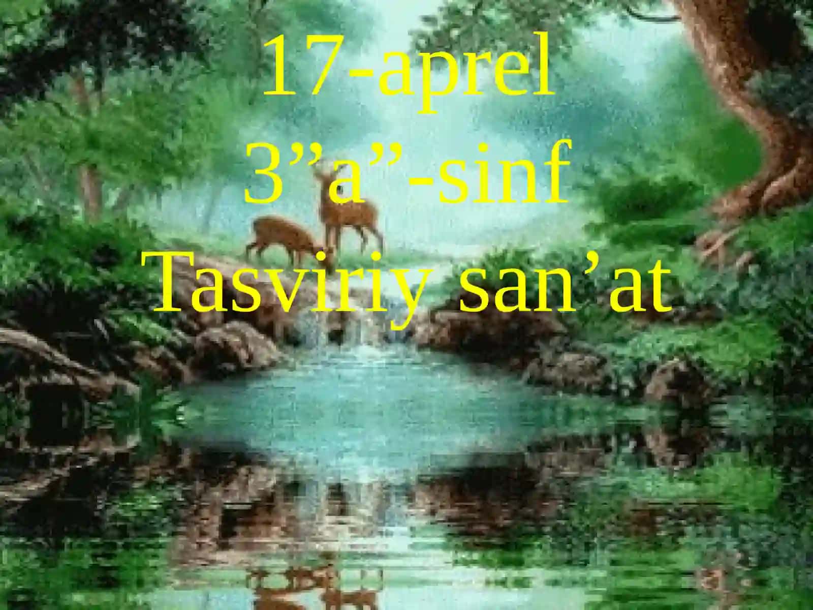 3-sinf Tasviriy san'at Doiraviy naqsh ishlash mavzusida dars ishlanma 2