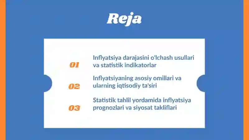 Inflyatsiya darajasini baholash va uning asosiy omillarini statistik tahlili 2