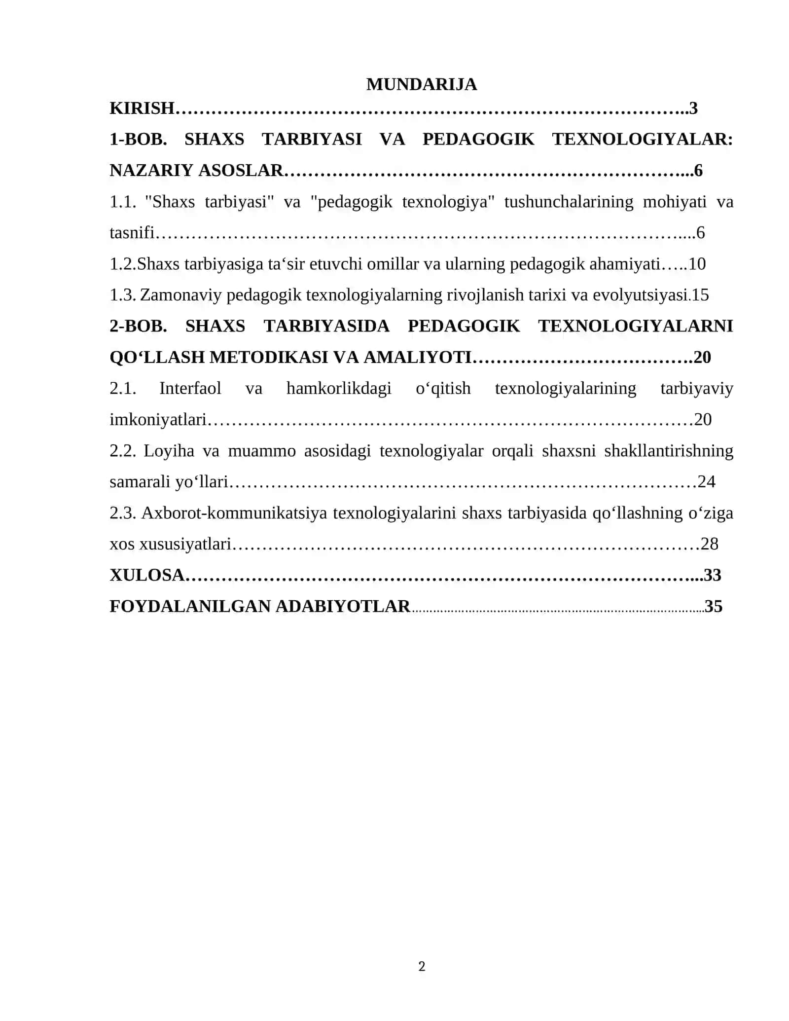Shaxs tarbiyasida pedagogik texnologiyalaridan foydalanish 2