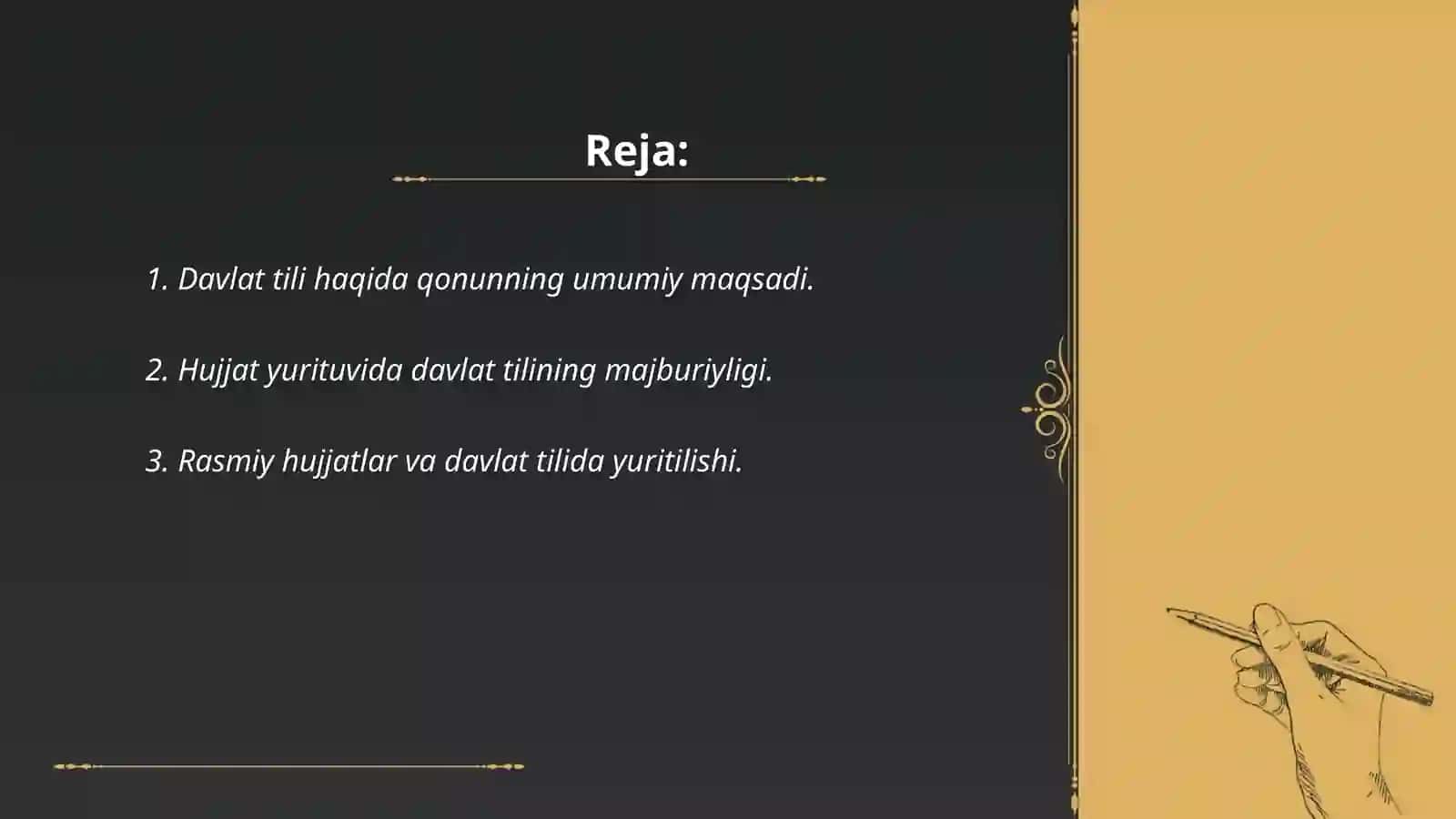 Davlat tili haqida 2