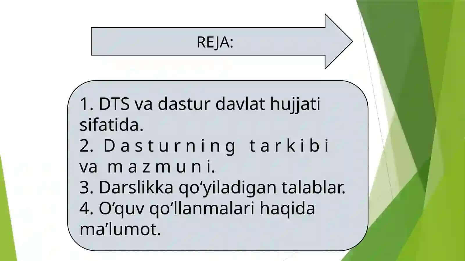Adabiyot faniga oid DTS, dastur, darslik va o‘quv-metodik qo‘llanmalarning o‘ziga xosxusiyatlari 2