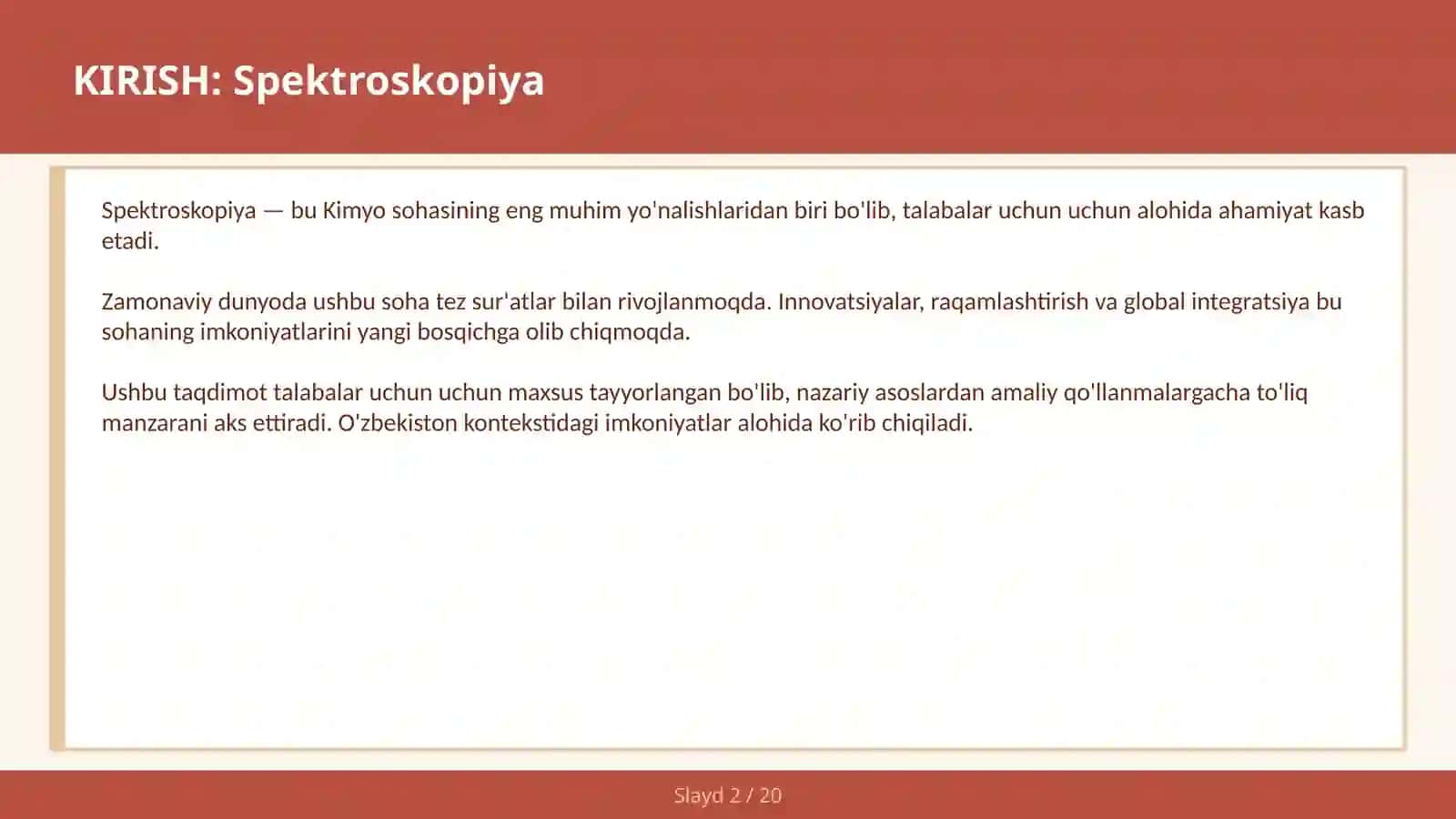 SPEKTROSKOPIYA 2
