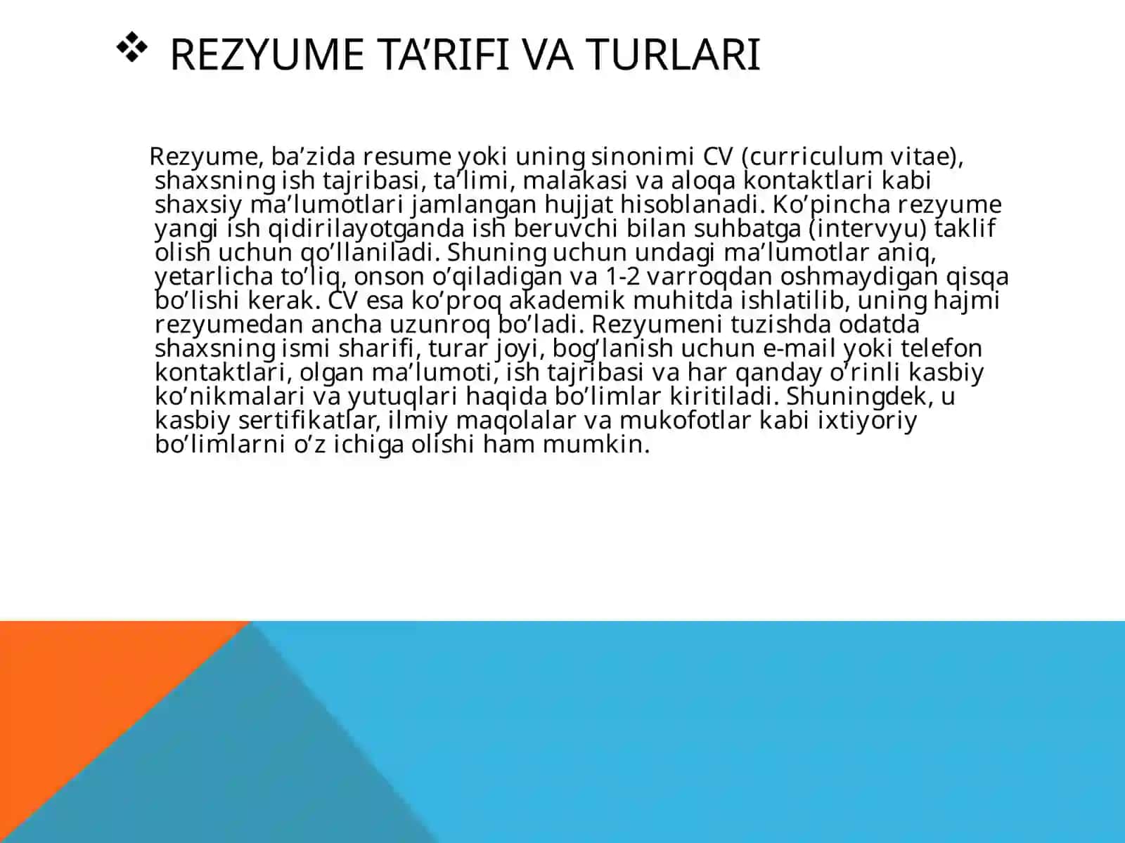 Rezyume 2
