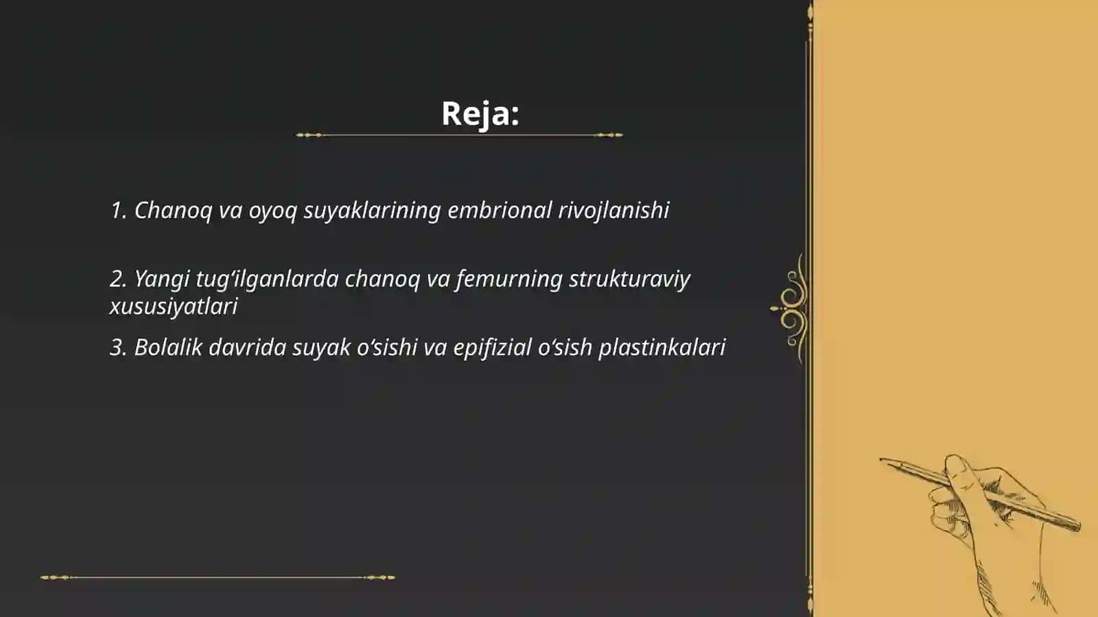 Chanoq va oyoq suyaklarining yoshga nisbatan xususiyatlari 2
