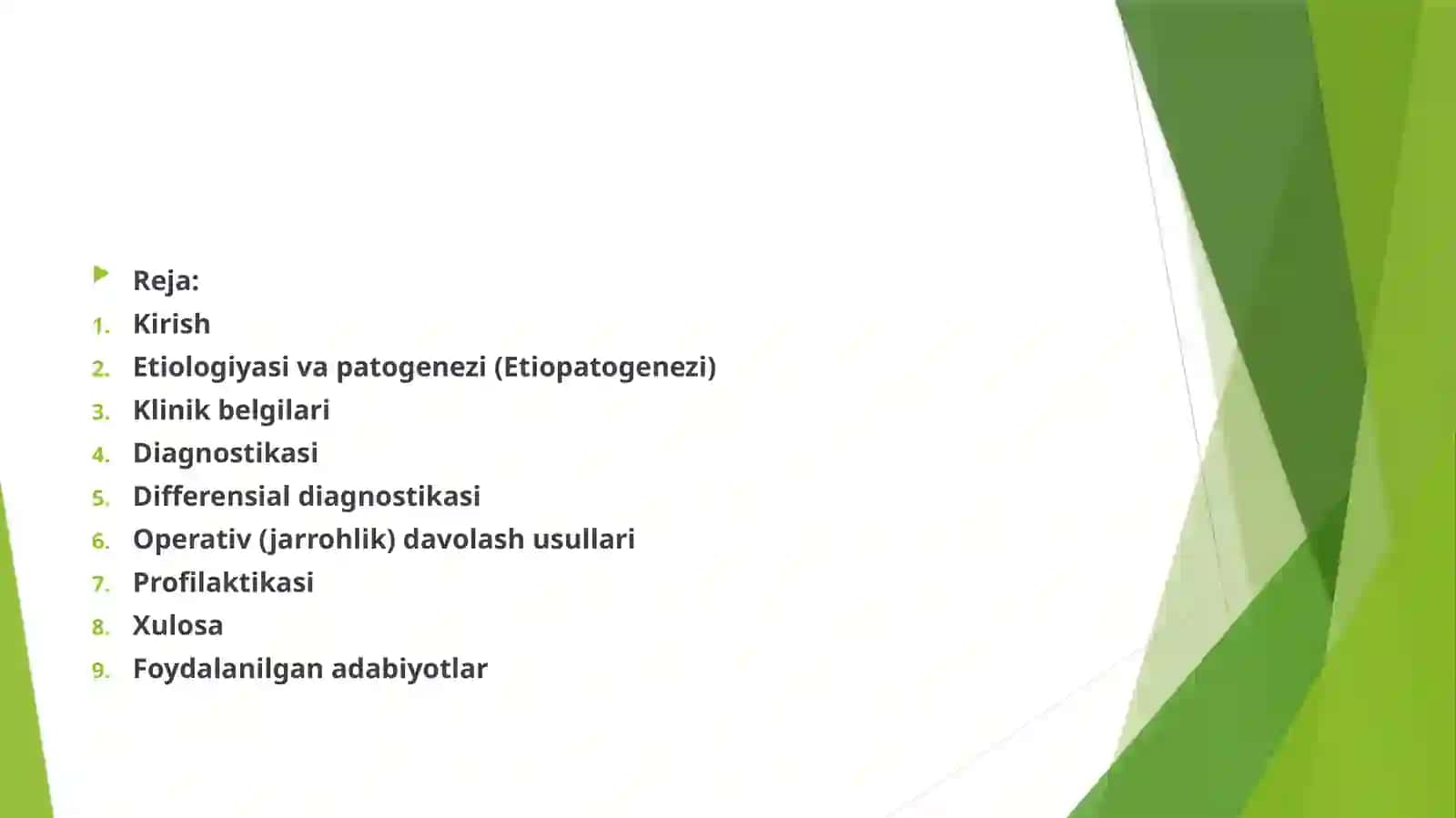 Аlveokokkoz.Etiopatogenezi,klinikbelgilari,diagnostikasi,differentsialdiagnostikasi.Operativdavousullari 2