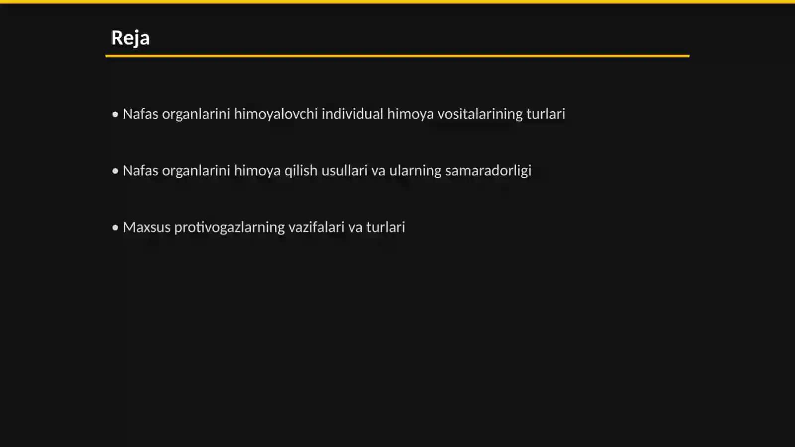 Shaxsiy himoyaviy vositalar 2