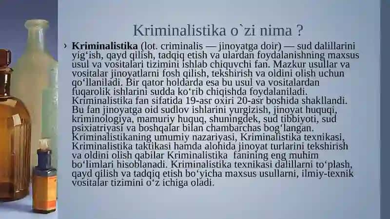 Kriminalistika 2
