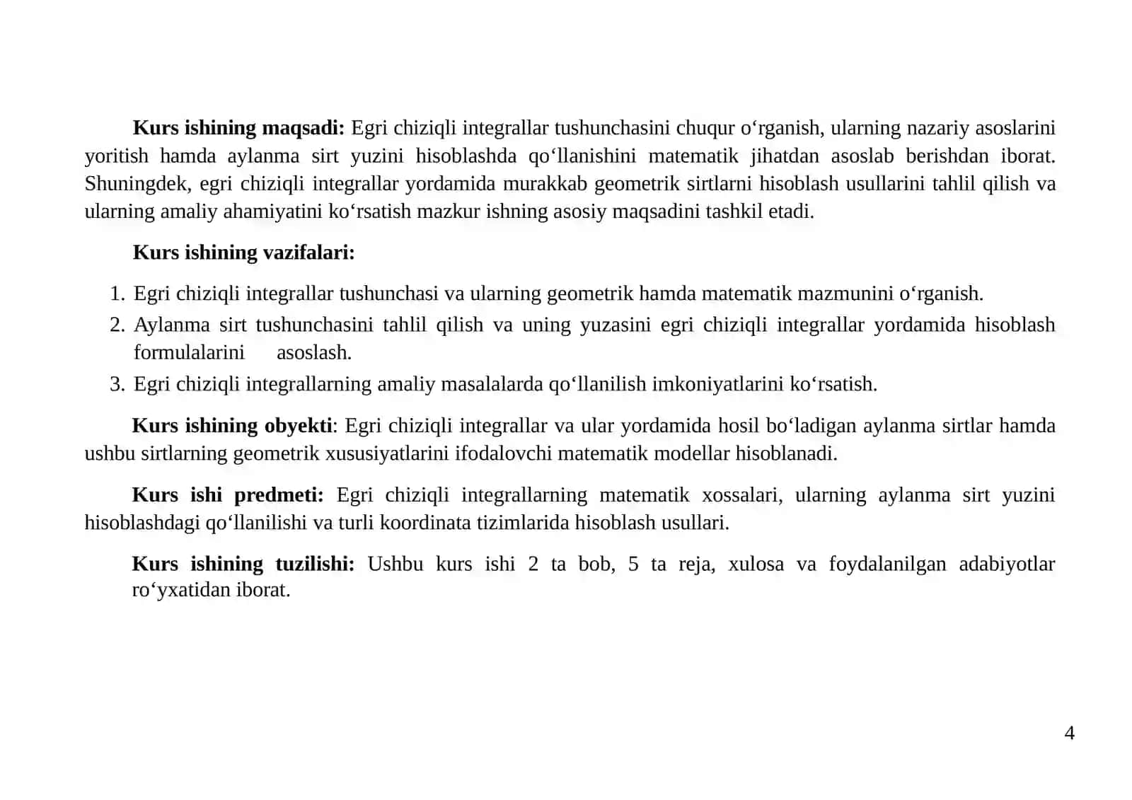 Egrichiziq integrallarning aylanma sirt yuzini hisoblashga qo'llanilishi 2