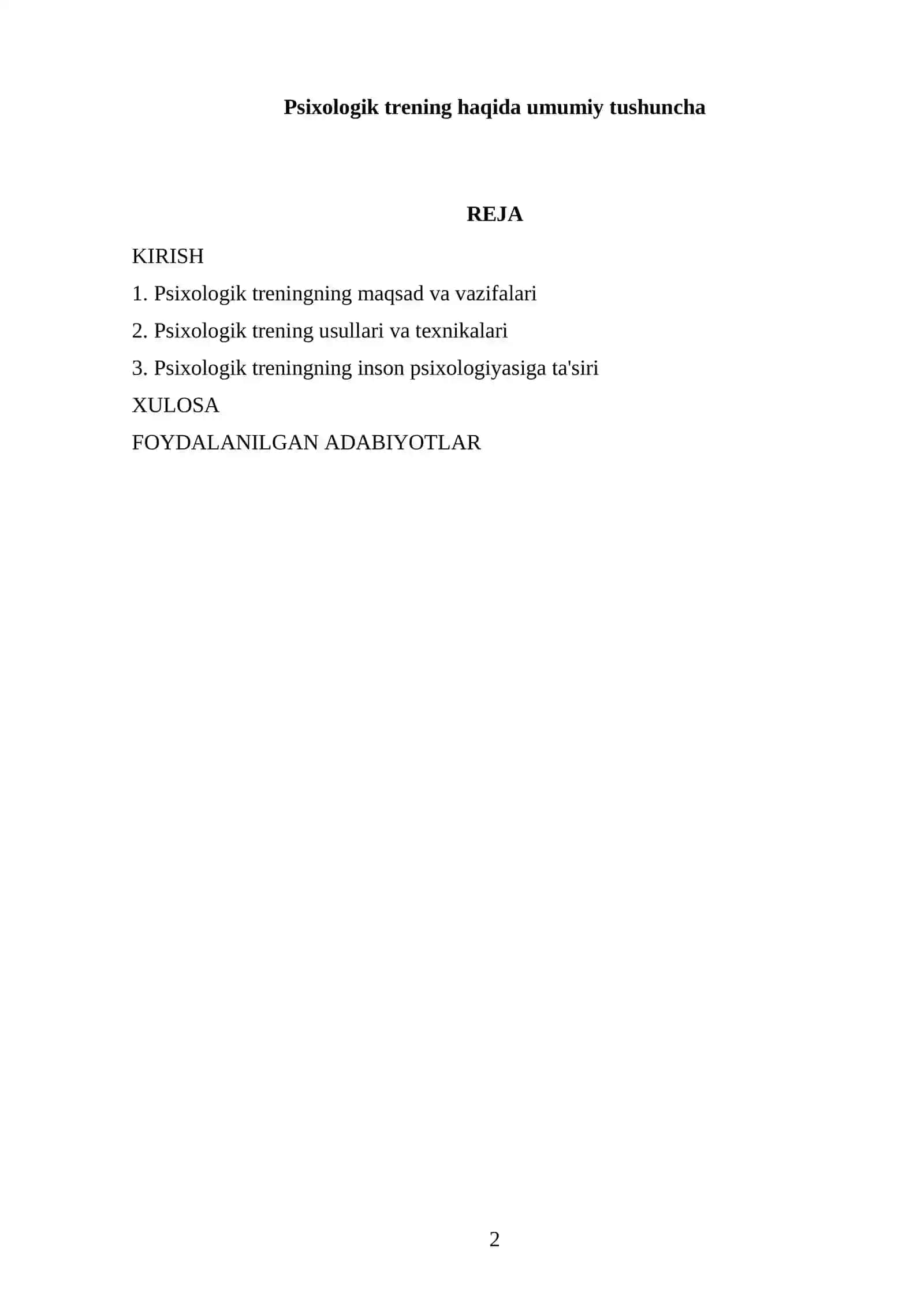 Psixologik trening haqida umumiy tushuncha 2