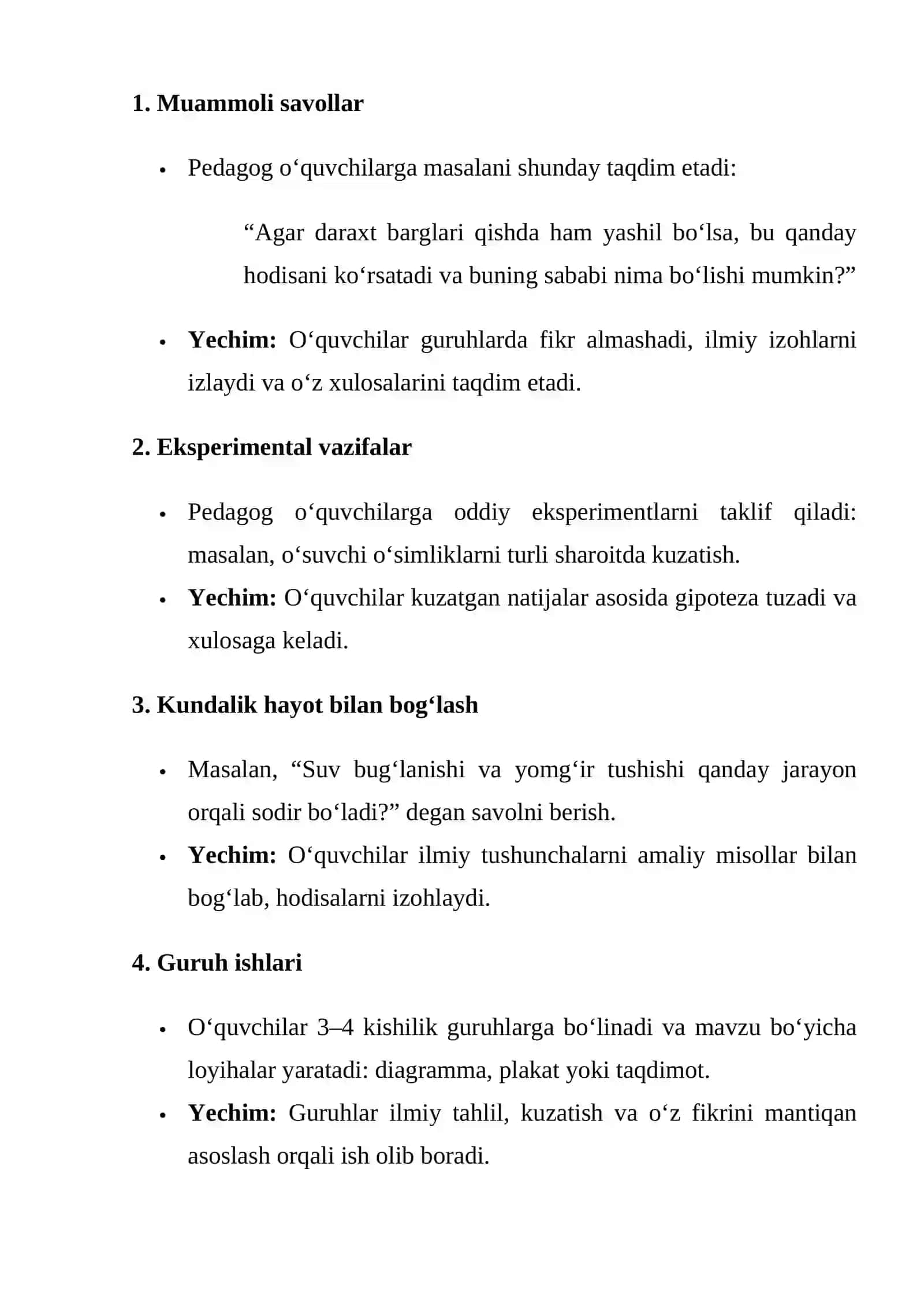 Pedagogik vaziyat 2