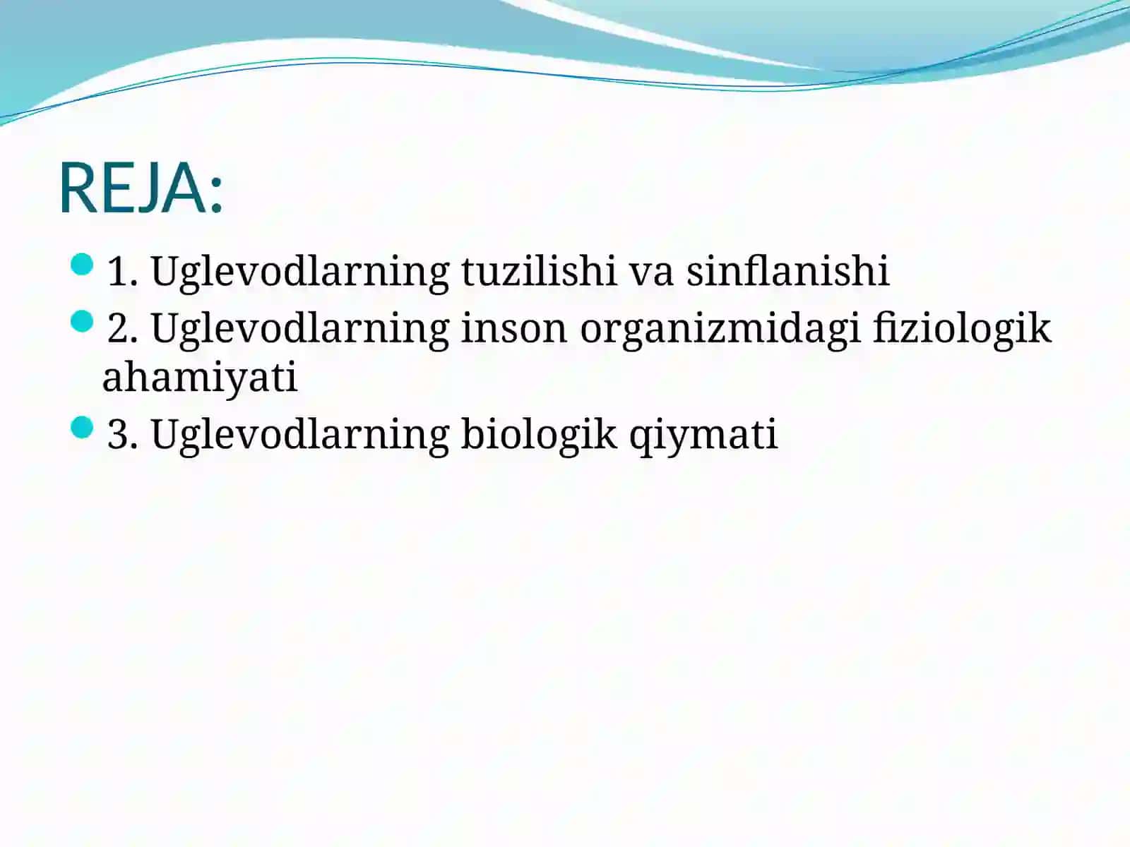 UGLEVODLARNING BIOLOGIK QIYMATI 2