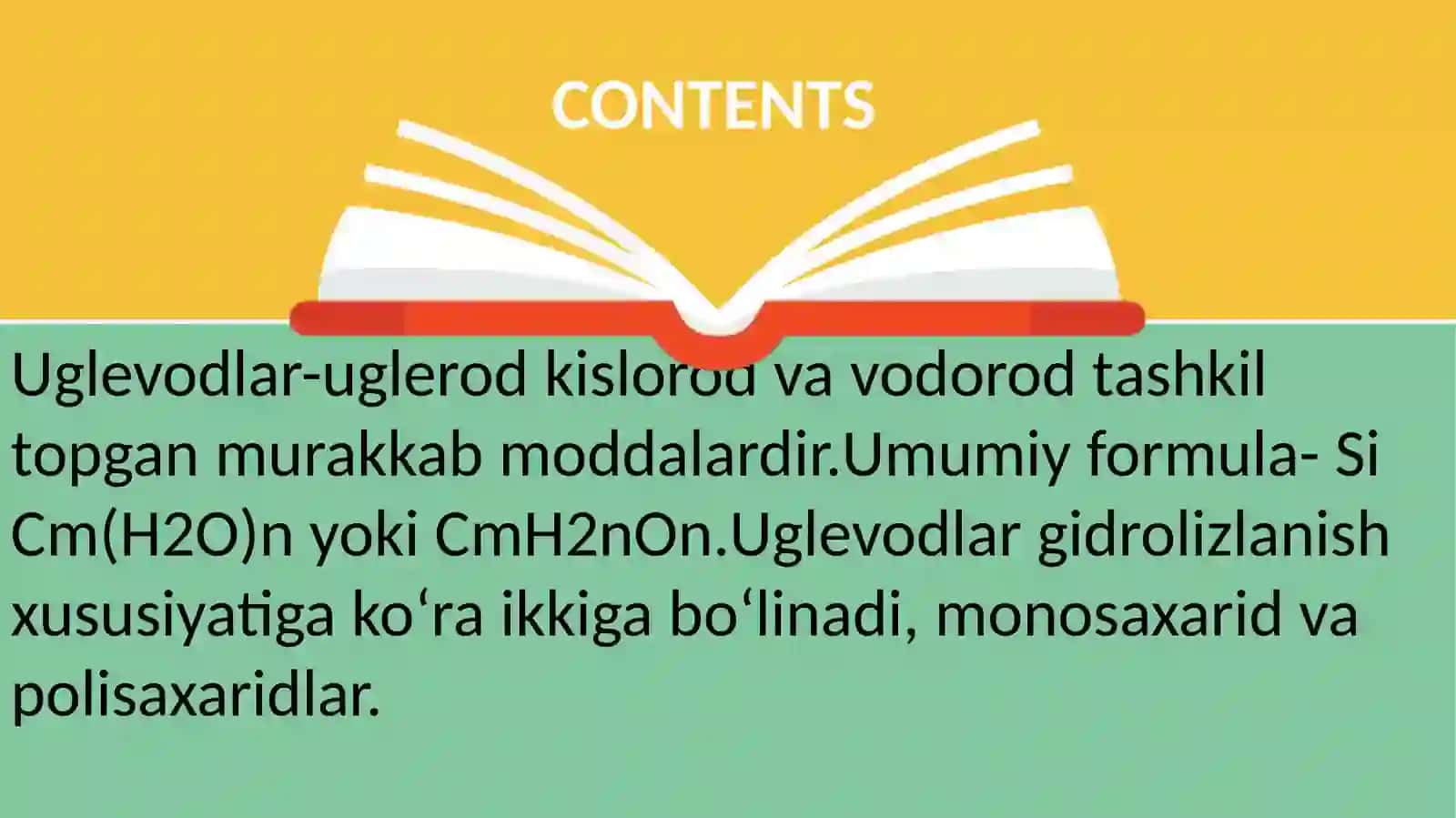 Uglevodlar Monosaxaridlar 2