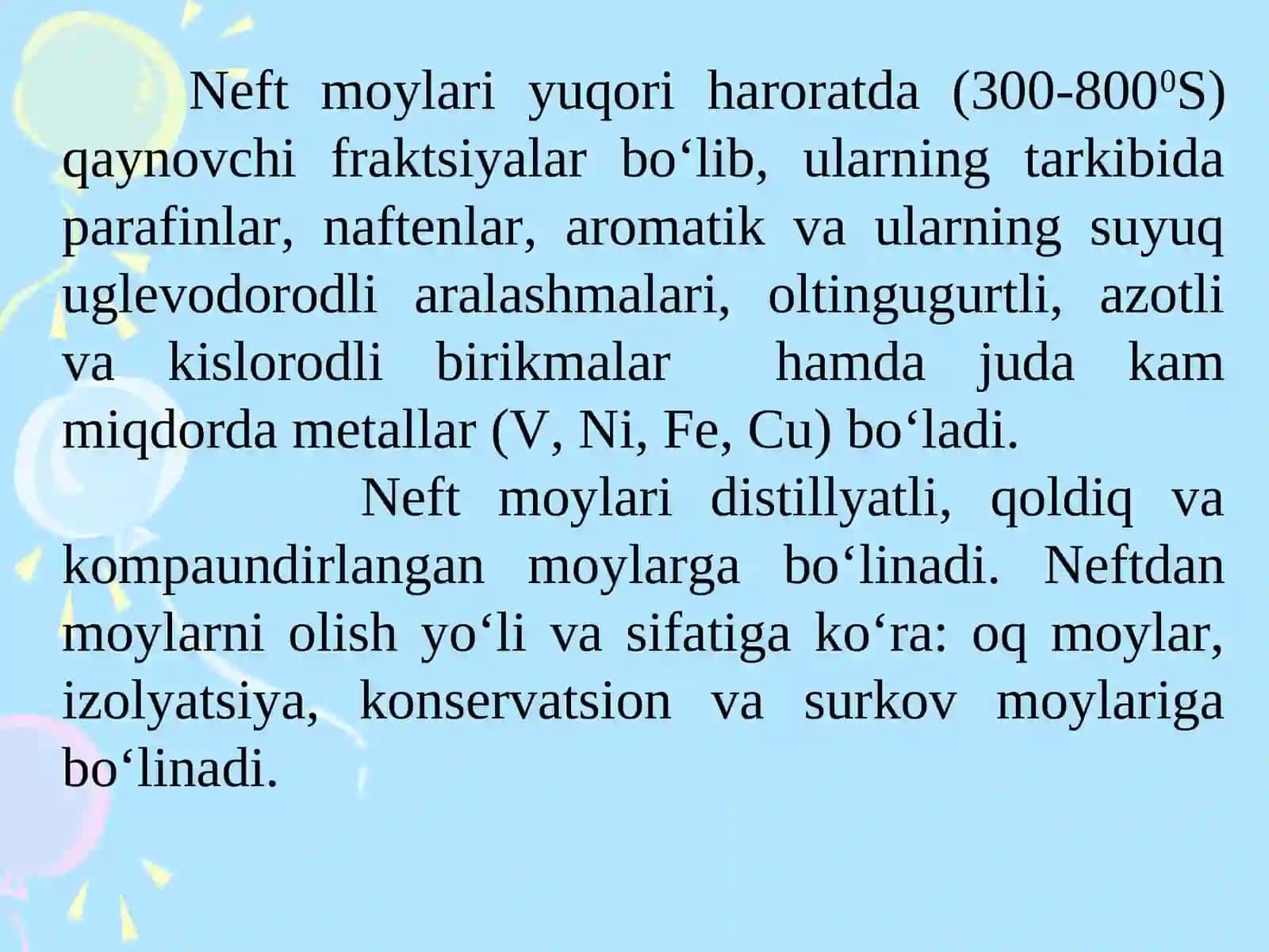 MOY FRAKTSIYALARINI TOZALASH USULLARI, MOY FRAKTSIYALARINI TANLAB TA`SIR ETUVCHI ERITUVCHILAR YORDAMIDA 2