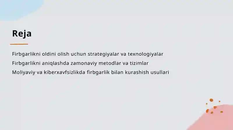 Firbgarlikni oldini olish va aniqlash 2