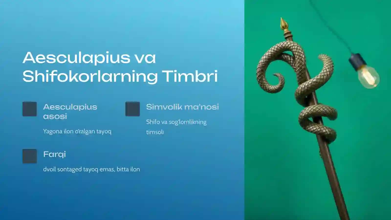 Tibbiyot Emblemalari: Belgilar va Ma'nolar 2