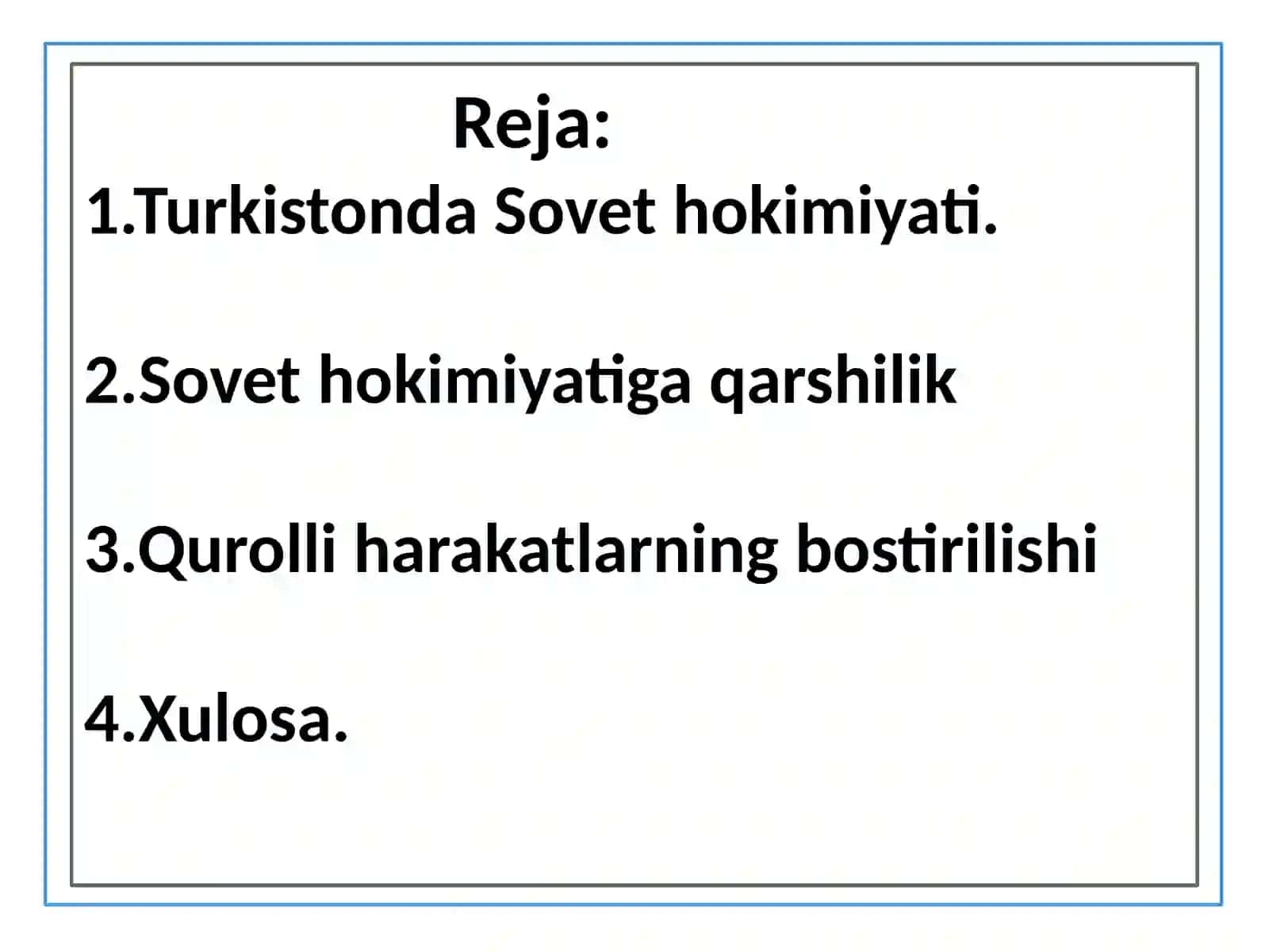 Turkistonda sovet hokimiyatiga qarshi qurolli harakatlarning bostirilishi 2
