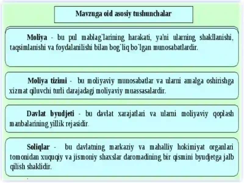 Moliya siyosati 2
