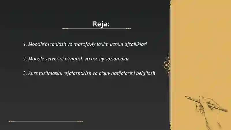 Moodle tizimi 2