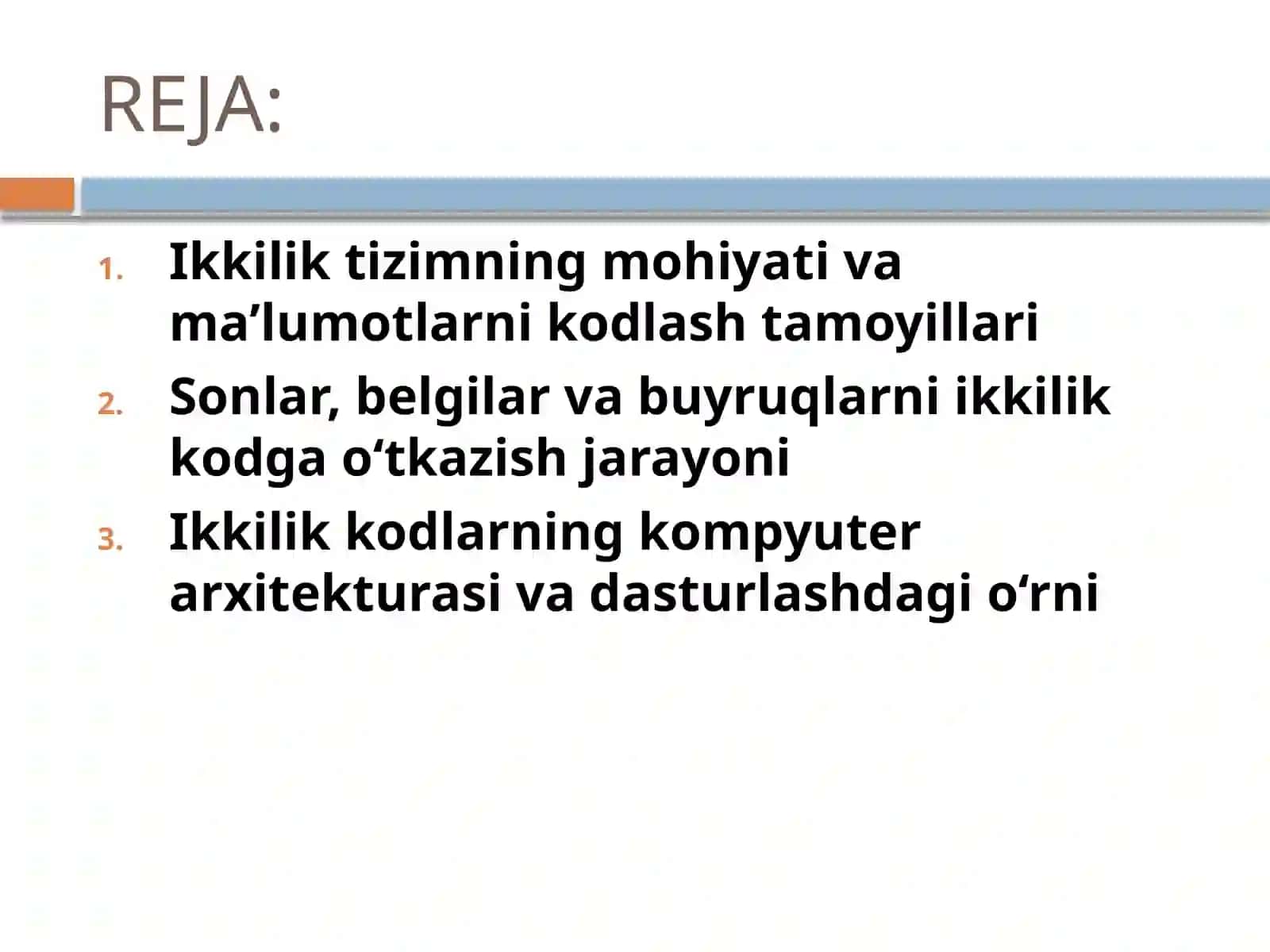 Informatikada Ikkilik Kodlarni Yaratish 2