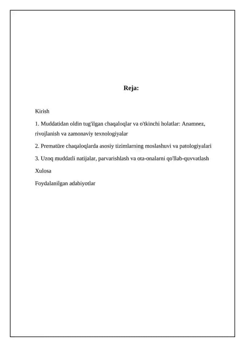 Uzoq muddatli natijalar, parvarishlash va ota-onalarni qo'llab-quvvatlash 2