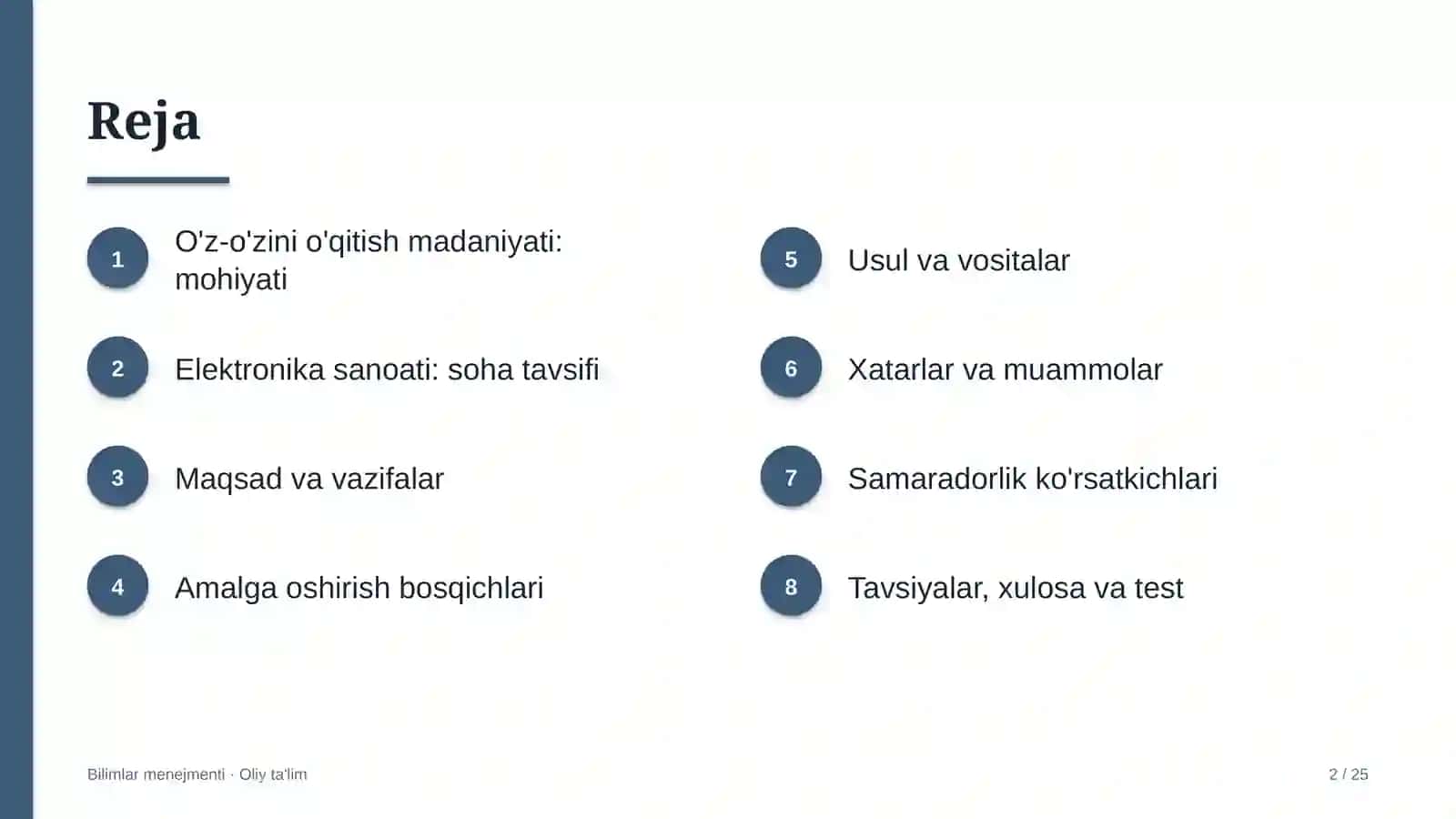 elektronika sanoatida o'z o'zini o'qitish madaniyatini rivojlantirish 1328 2