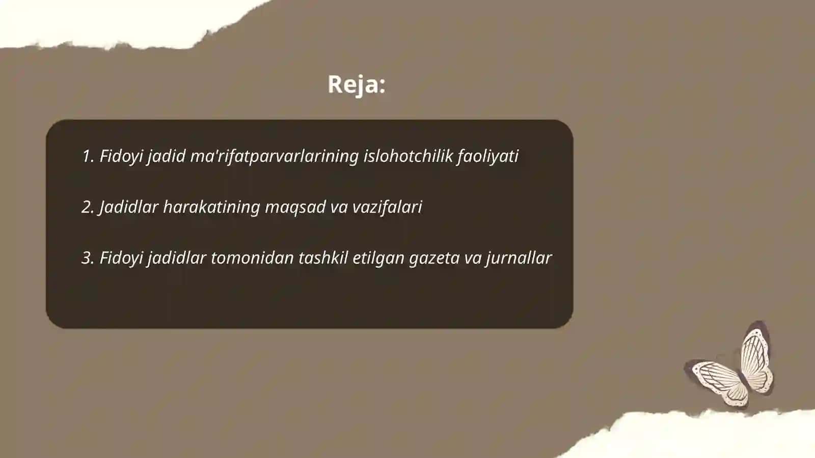 Fidoyi jadid ma'rifatparvarlarining islohotchilik faoliyati 2