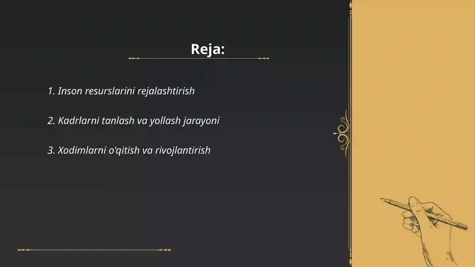 Inson Resurslarini Boshqarishning Tarkibiy Qismlari va Tuzulish 2