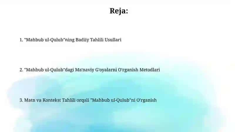 Mahbub ul-Qulub 2