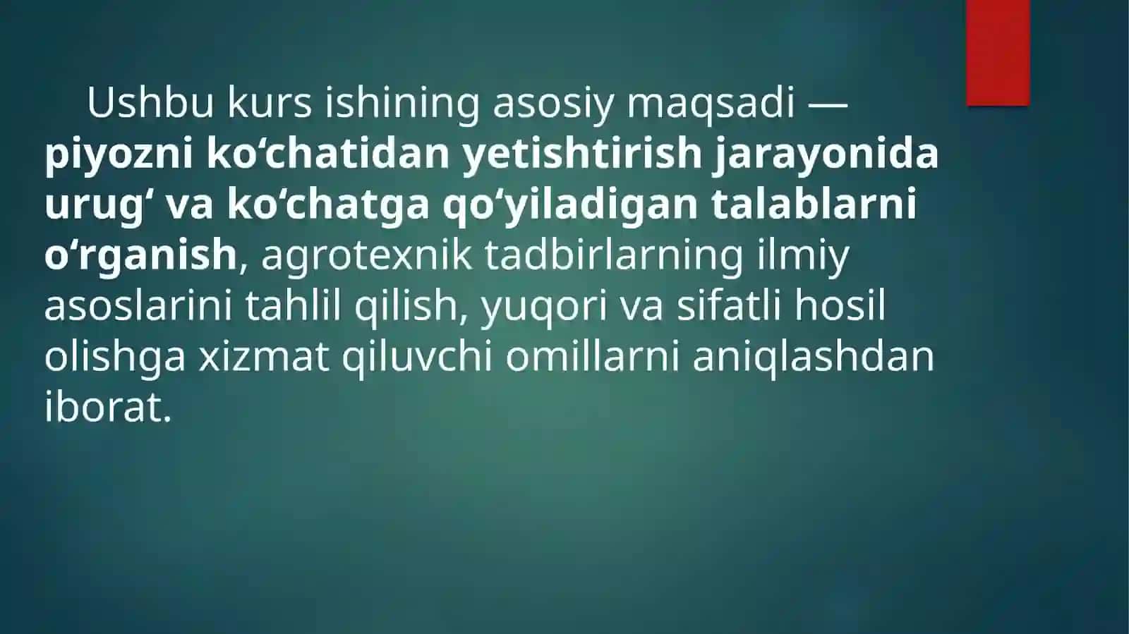 Piyozni Ko'chatidan Yetishtirishda Urug' va Ko'chat Talabi 2