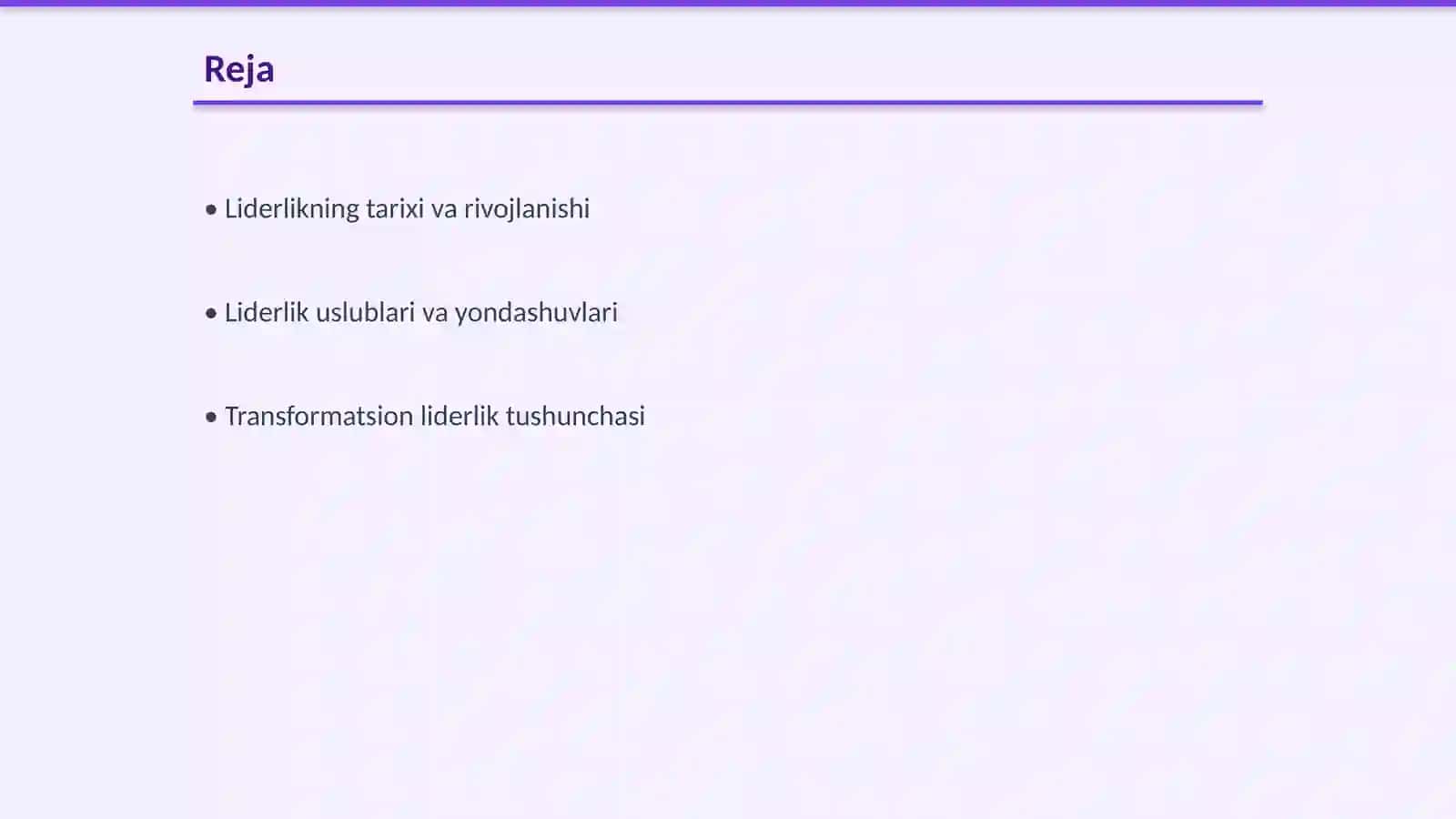Liderlikka asosiy yondashuvlar 2