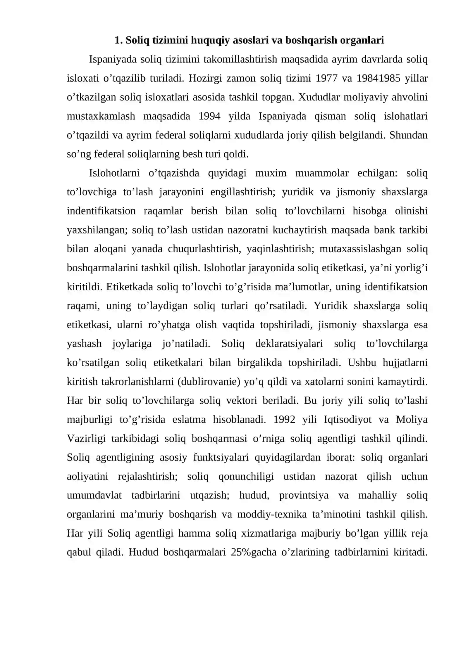 Ispаniya soliq tizimi 2