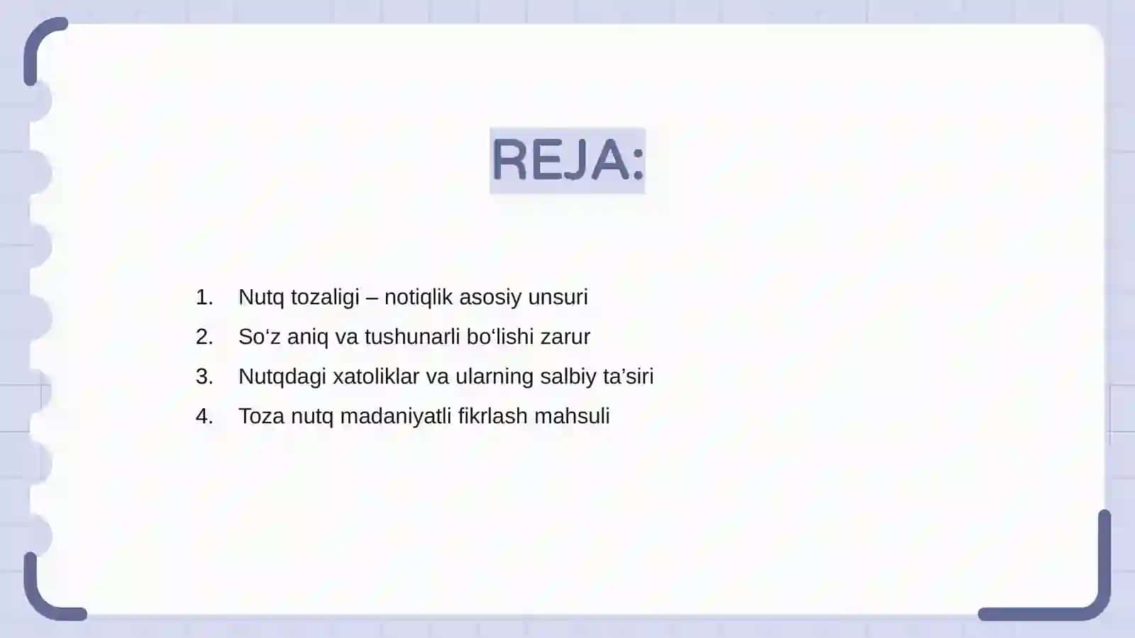 Nutq tozaligi notiqlik san’ati 2