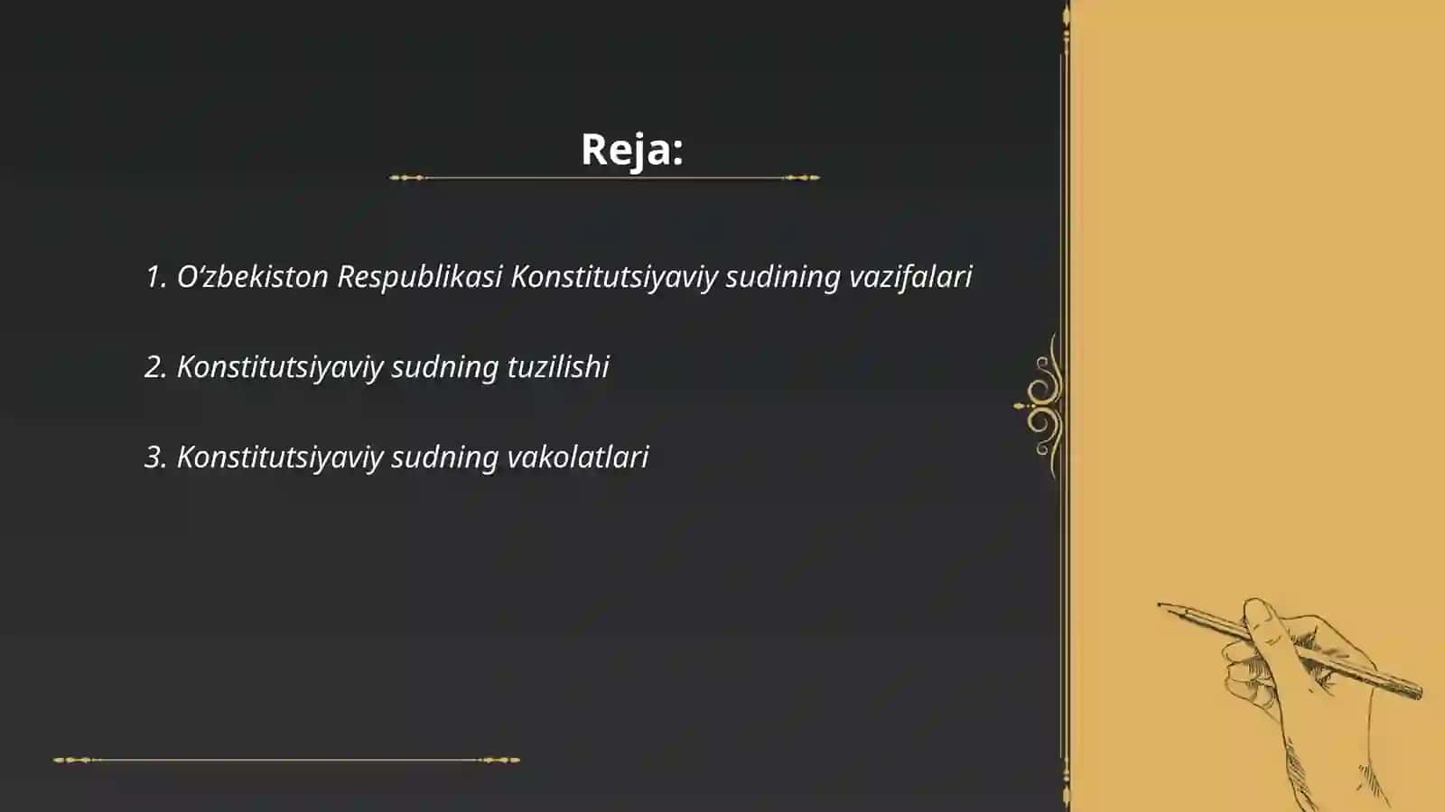 O‘zbekiston Respublikasi Konstitutsiyaviy sudi 2