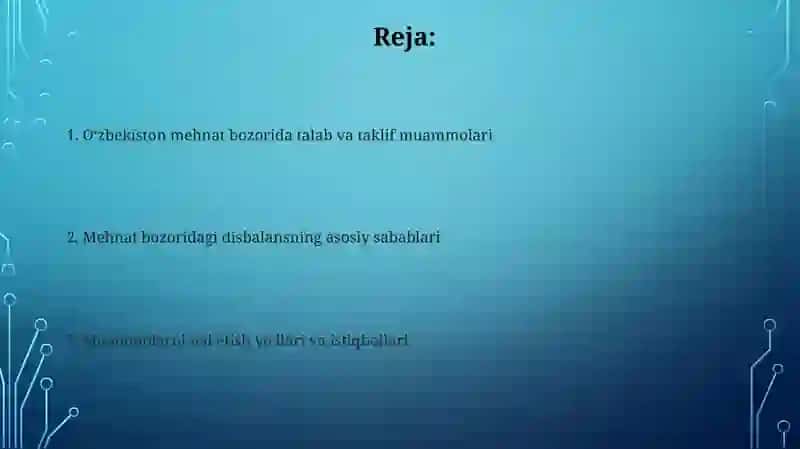 O'zbekiston Mehnat Bozori 2