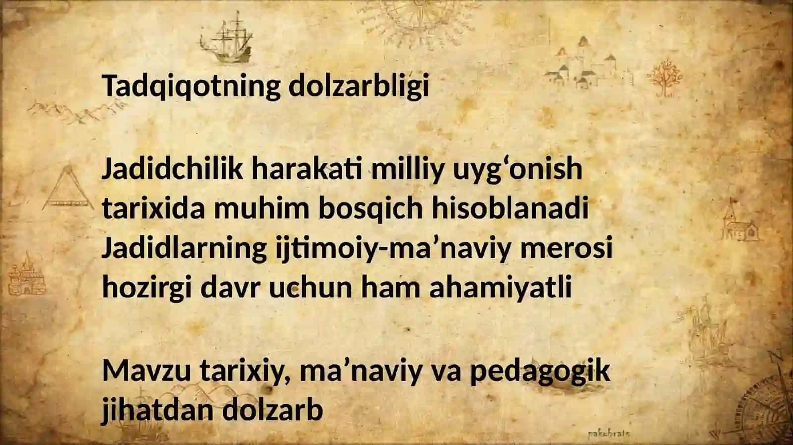 Jadid ma’rifatparvarlarning o‘lka ijtimoiy-ma’naviy hayotidagi o‘rni 2