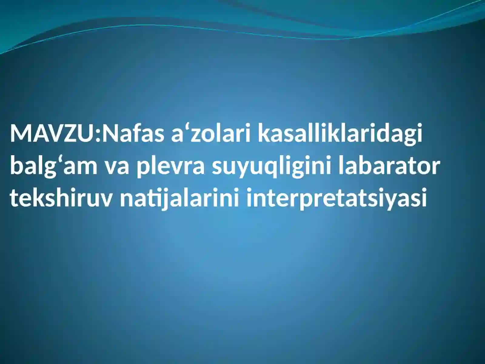 Bаkteriоskоpik va Bаkteriоlоgik tekshirish 2