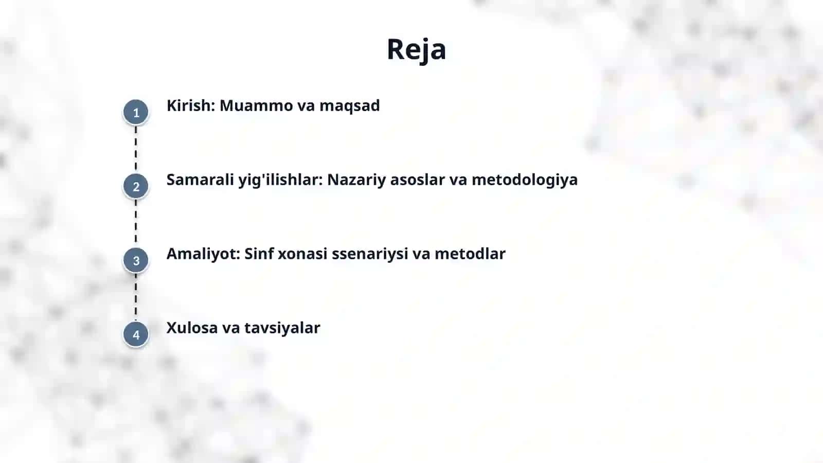 Men maktab maslaxatchisiman va o’qituvchilarga yig’ilish vazifalari 2
